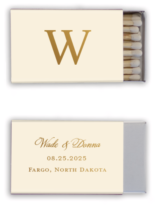 Wedding Matchbooks with Interlocking Initials - Wedding Favors, outlets Wedding Matches, Wedding Decor, Custom Matchbook, Shower Favor, Foil Printed