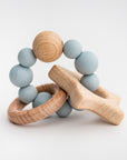 Teething Ring & Rattle | Blue Star