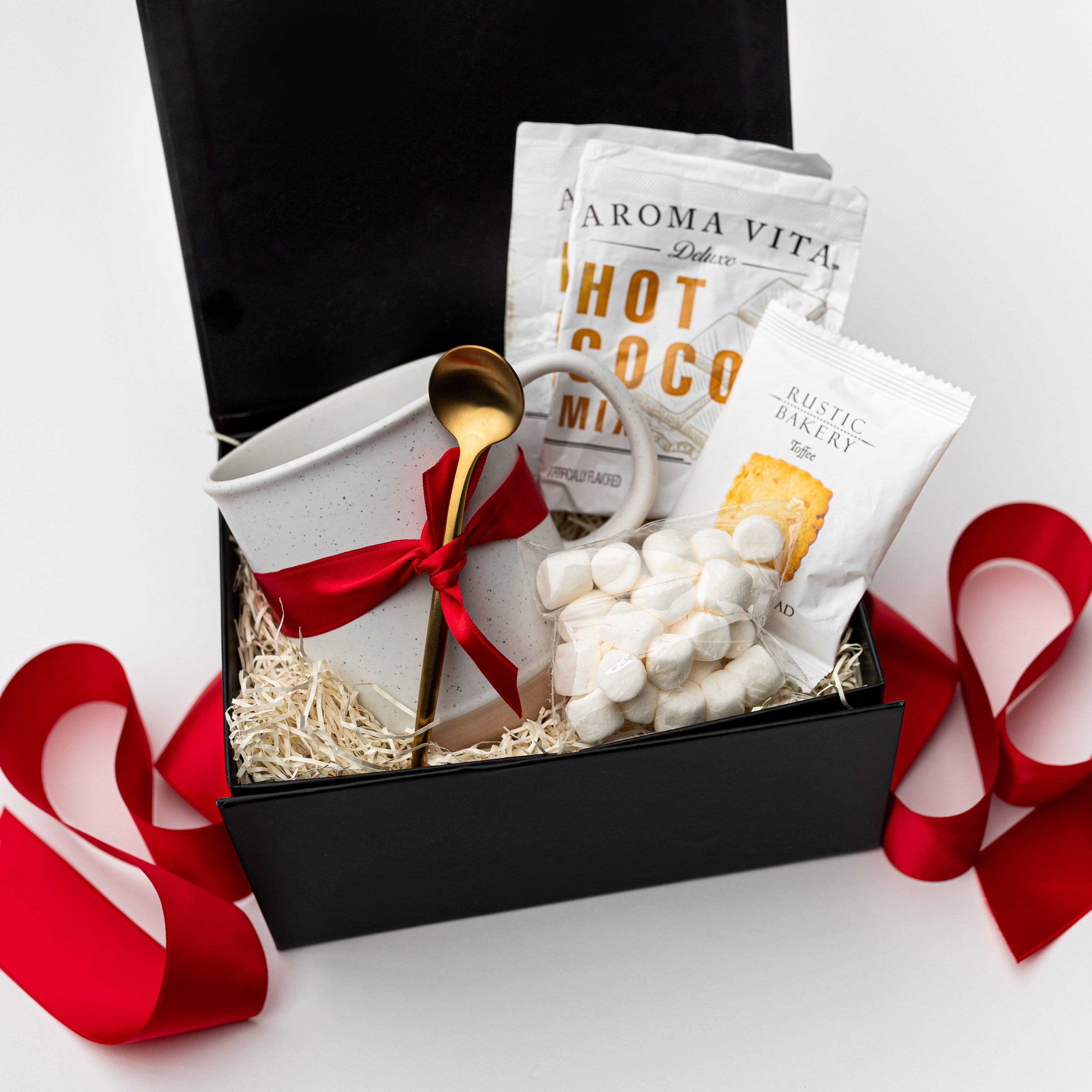 Luxury Christmas Gift Box, Christmas Gift Basket, Corporate Holiday Gift For Employees, Gift For Clients, top Engraved Holiday Gift Box