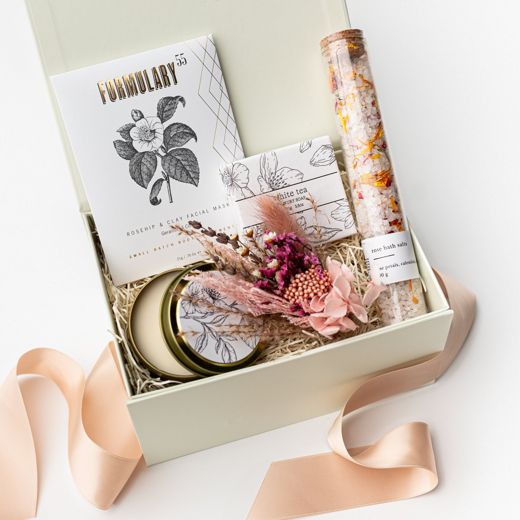 Rose Curated Spa Gift Box, Build a custom gift box