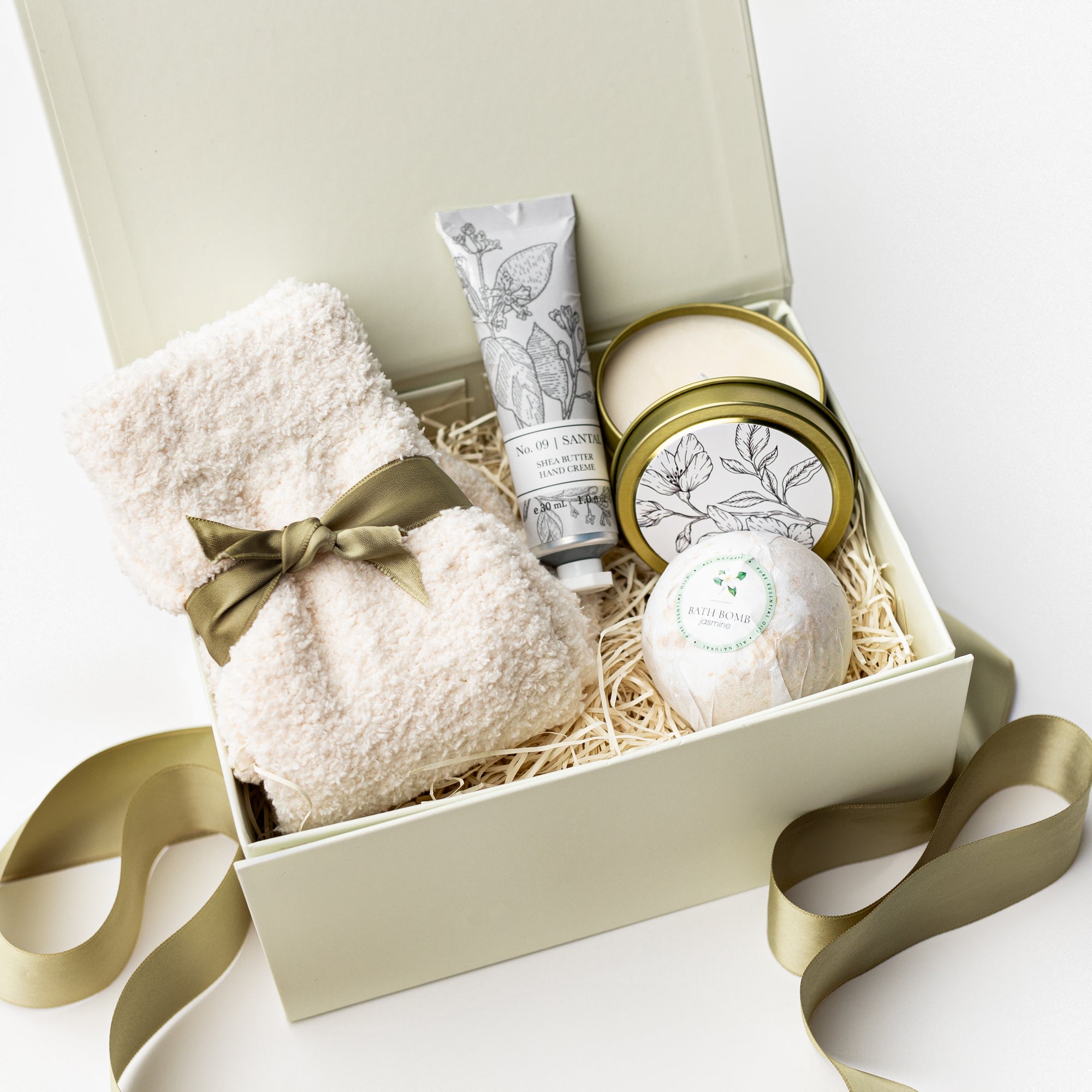 Spa Day Gift Box, Pampering Gifts, Wellness and Self Care Gift Boxes