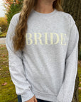 Bride Puff Letter Sweatshirt