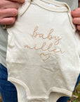 Personalized Embroidered Onesie