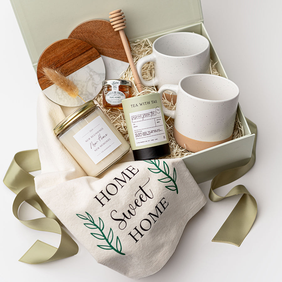 Housewarming Gift, New Home Gift Box, Realtor Closing Gifts, Best House Warming or Hostess Gifts 