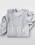 Bride Puff Letter Sweatshirt