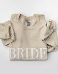 Bride Puff Letter Sweatshirt