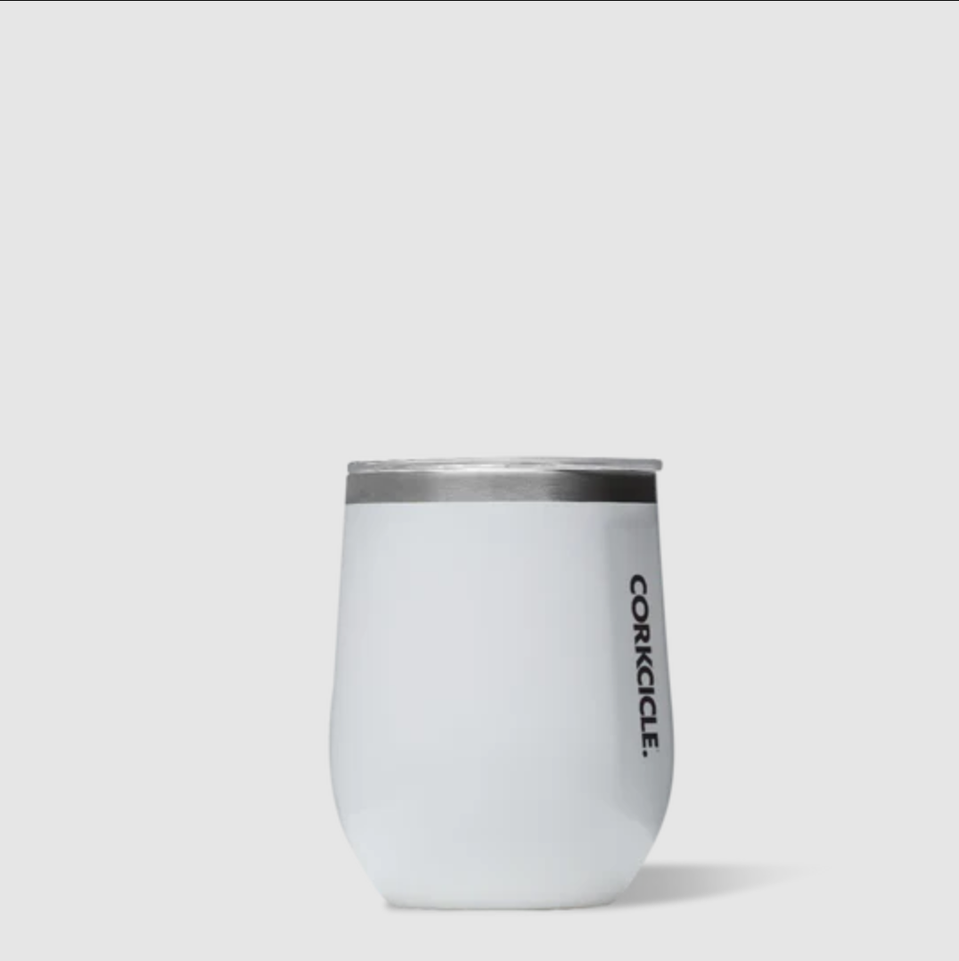 Stemless Wine Tumbler | White