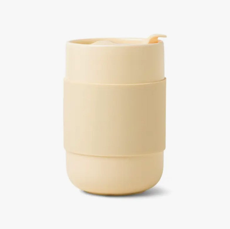 14oz Butter Yellow Ceramic Tumbler