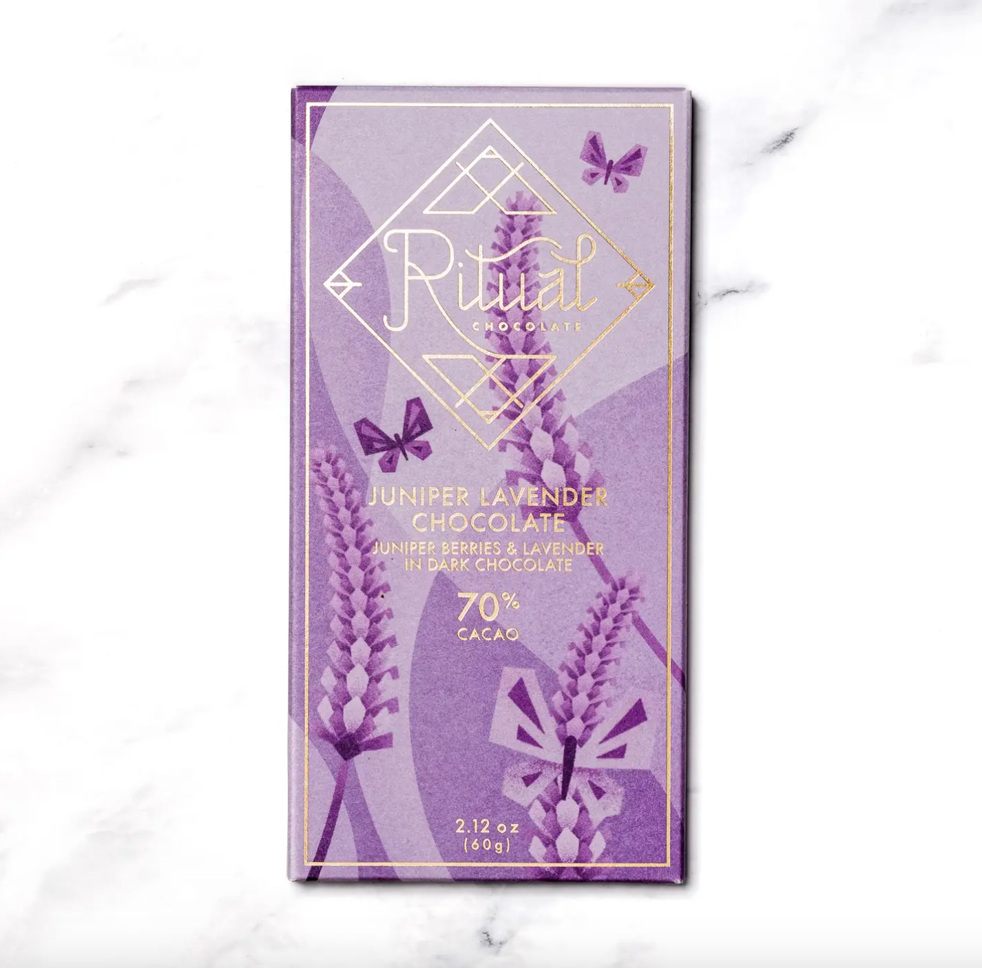 Juniper Lavender Chocolate, 70% Cacao