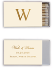 Modern Monogram Custom Matches