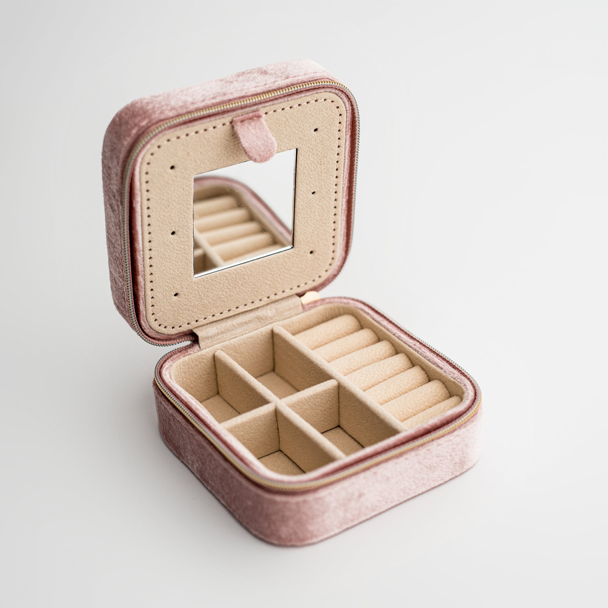 Velvet Jewelry Box | Blush