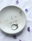 Personalized Ceramic Ring Dish