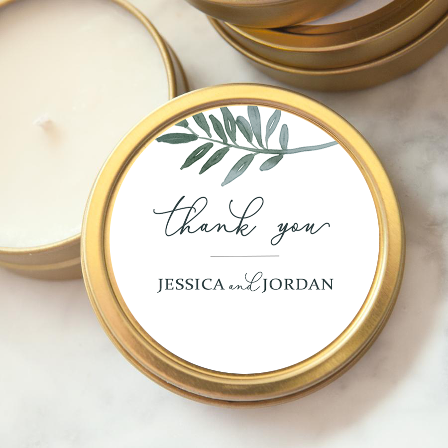 Personalized Travel Candle Tin
