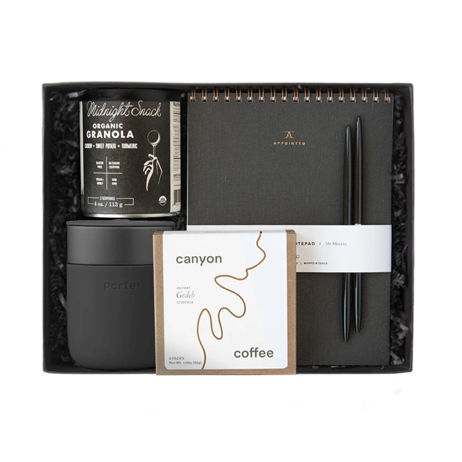 Custom Branded Elevated Corporate Gift Box with Work From Home Office Essentials