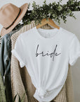 Custom Script Bride Tee