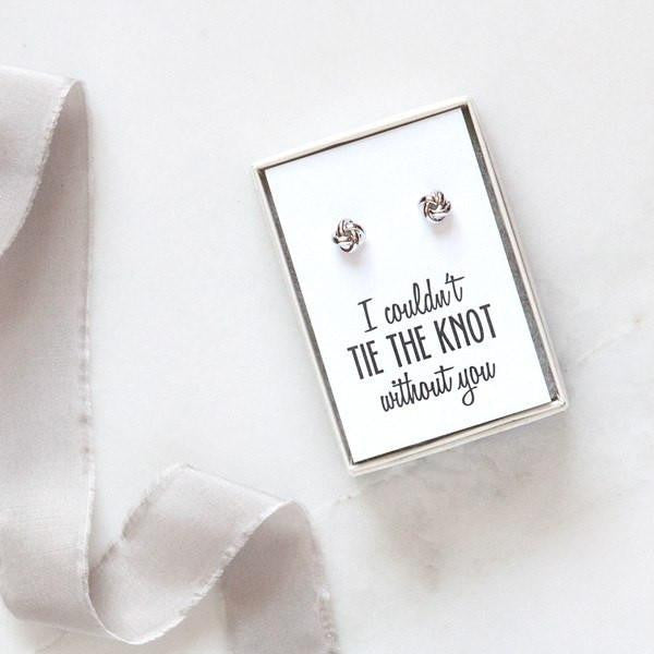 knot bridesmaid earrings, bridesmaid proposals, bridesmaid gifts, be my bridesmaid, will you be my maid of honor, best bridesmaid jewelry, bridesmaid ask gifts, be my bridesmaid, bridesmaid thank you gifts, best gifts for bridesmaids, bridesmaid jewelry, earrings