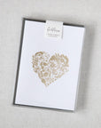 Floral Heart Greeting Card & Envelope