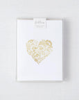 Floral Heart Greeting Card & Envelope