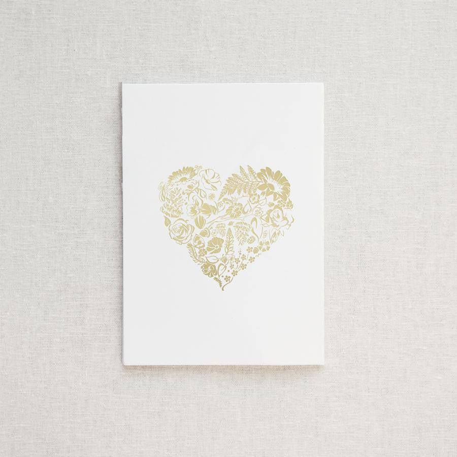 Floral Heart Greeting Card &amp; Envelope