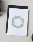 Happy Holidays Wreath Greeting Card