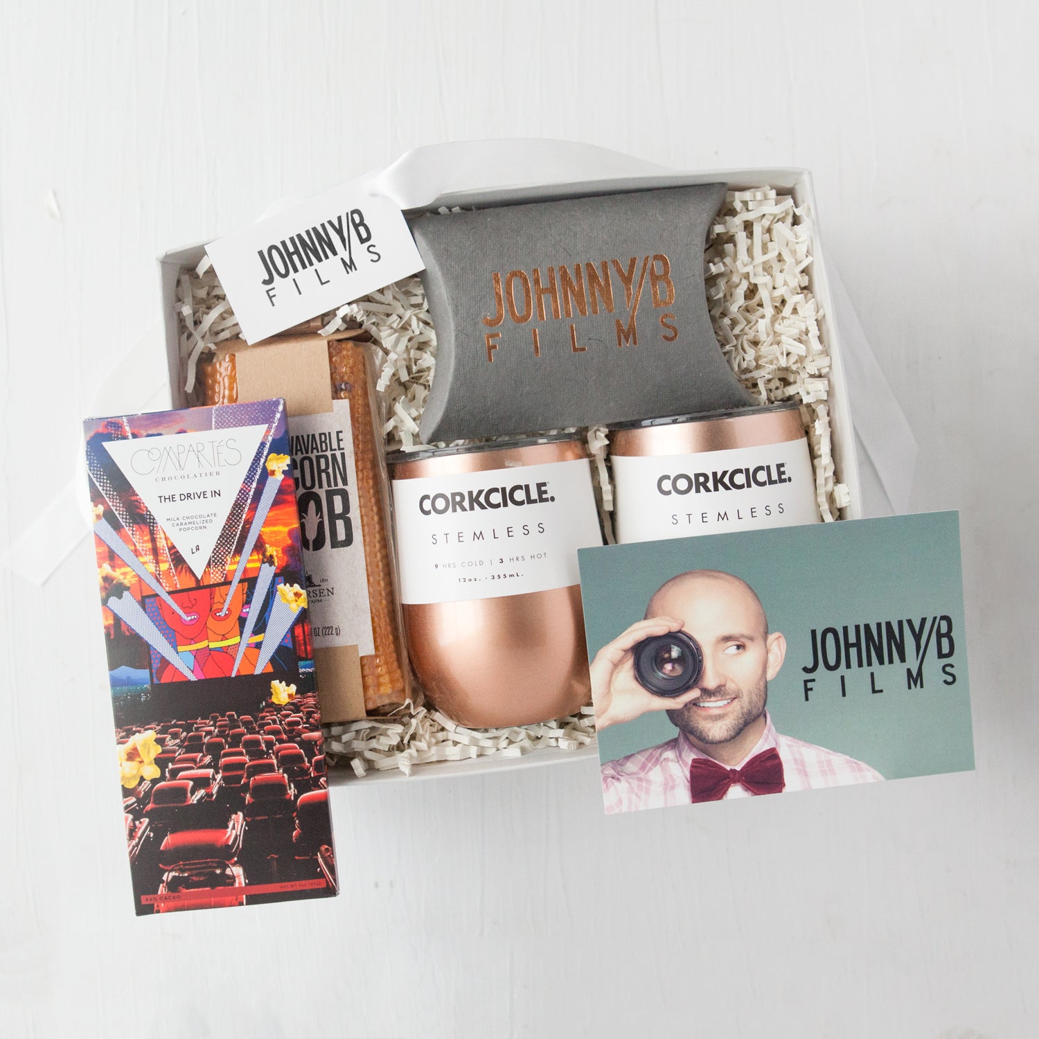 Johnny B. Films Custom Client Gift Box