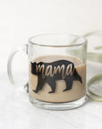 Mama Bear Glass Mug