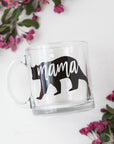 Mama Bear Glass Mug