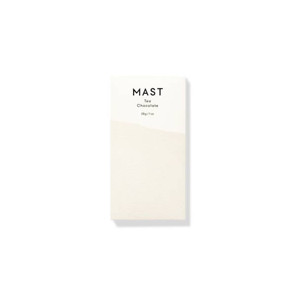 MAST chocolate bar in the flavor tea chocolate