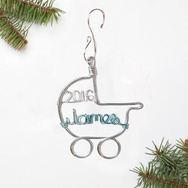 Personalized Baby's First Christmas Ornament, Handmade Christmas Ornaments, Holiday Baby Gifts