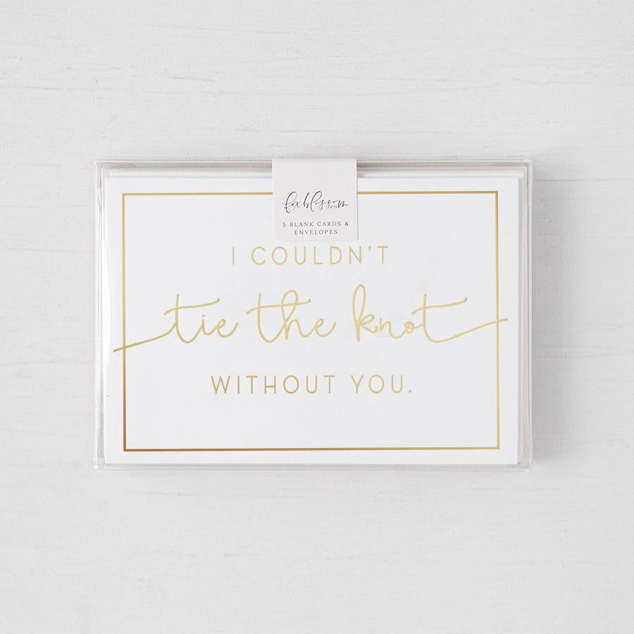 Tie the Knot Greeting Card &amp; Envelope