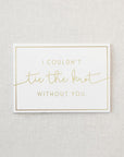 Tie the Knot Greeting Card & Envelope